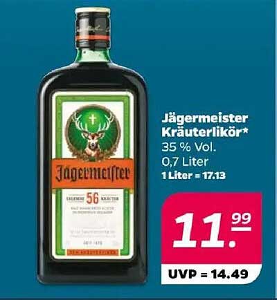 Jägermeister Kräuterlikör 0,7 Liter