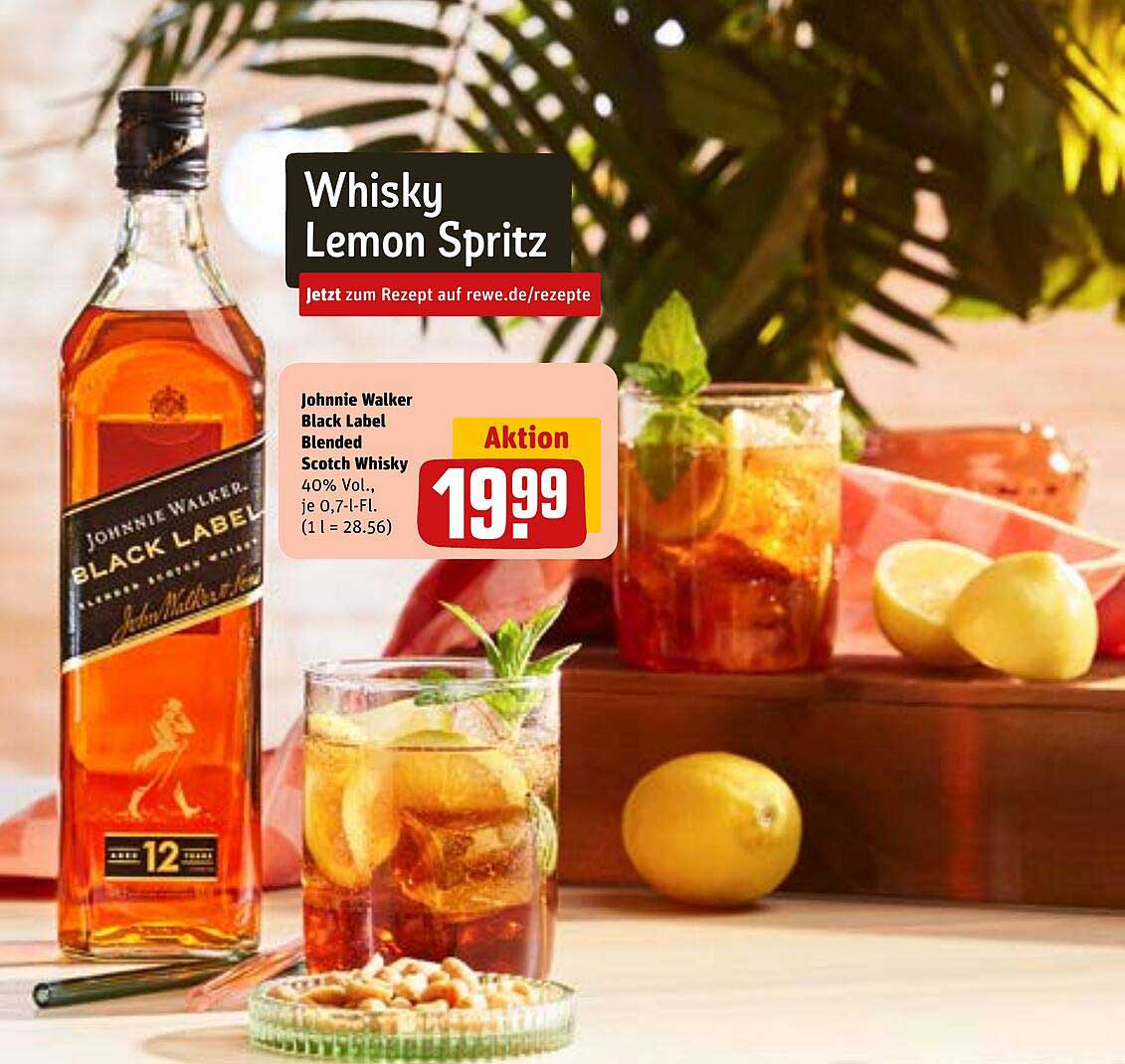 Johnnie Walker Black Label Blended Scotch Whisky 0,7 L
