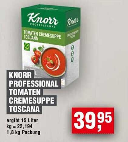 Knorr Professional Tomatensuppe Toscana