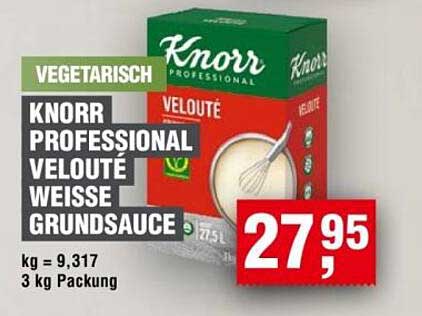KNORR PROFESSIONAL VELOUTÉ WEISSE GRUNDSOUCE
