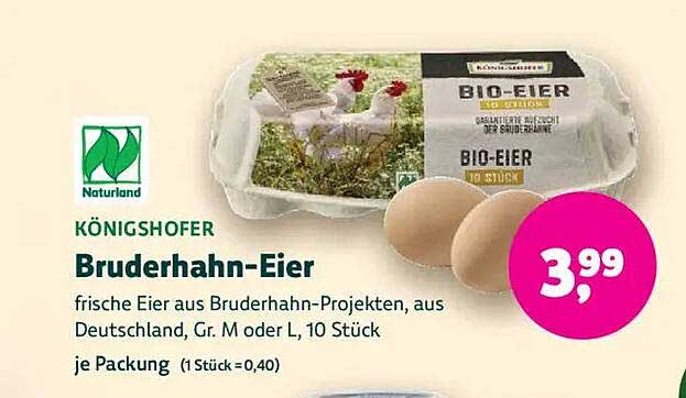 KÖNIGSHOFER Bruderhahn-Eier