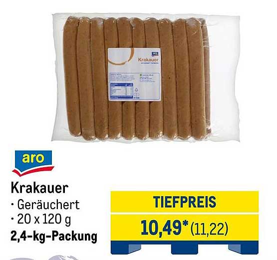 Krakauer - Geräuchert 20 x 120 g - 2,4-kg-Packung
