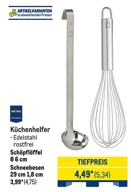 Küchenhelfer - Edelstahl rostfrei