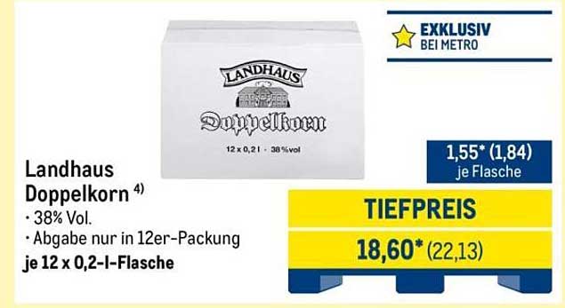 Landhaus Doppel-korn – Exklusiv bei METRO