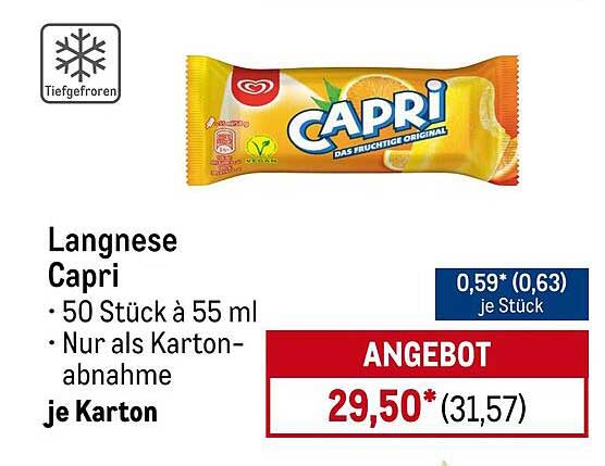Langnese Capri - Das fruchtige Original