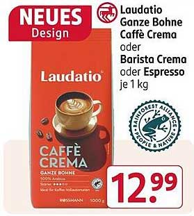 Laudatio Ganze Bohne Caffè Crema 1 kg