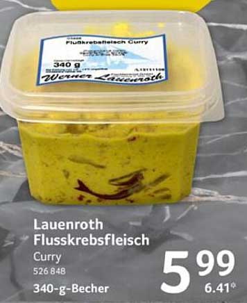 Lauenroth Flusskrebsfleisch Curry 340 g Becher