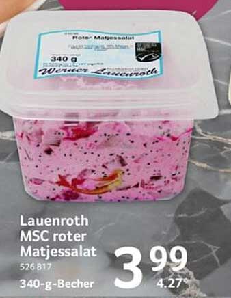 Lauenroth MSC roter Matjessalat 340 g