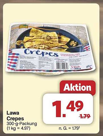 Lawa Crepes 300-g-Packung
