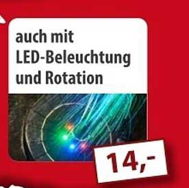 LED-Beleuchtung mit Rotation – das perfekte Highlight für Ihre Gartenparty