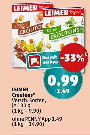 LEIMER Croutons – Verschiedene Sorten, je 100 g
