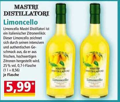 Limoncello Mastri Distillatori