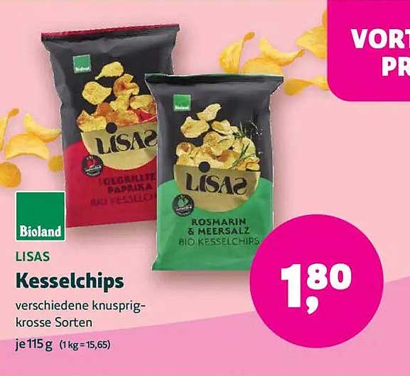 Lisas Kesselchips - Verschiedene knusprig-krosse Sorten