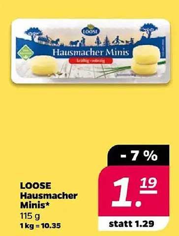 LOOSE Hausmacher Minis 115 g