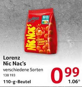 Lorenz Nic Nac's - verschiedene Sorten