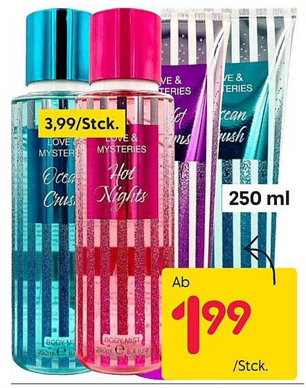 Love & Mysteries Body Mist - Ab nur 1,99 €!