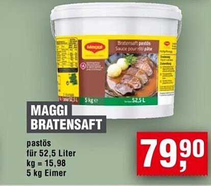 MAGGI BRATENSAFT 5 kg Eimer
