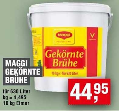 MAGGI Gekörnte Brühe 10 kg für 630 Liter