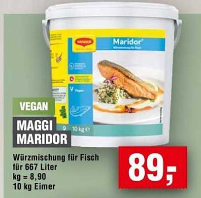 MAGGI Maridor Würzmischung für Fisch, 10 kg Eimer