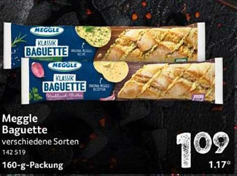 Meggle Baguette verschiedene Sorten