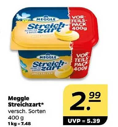 Meggle Streichzart 400g