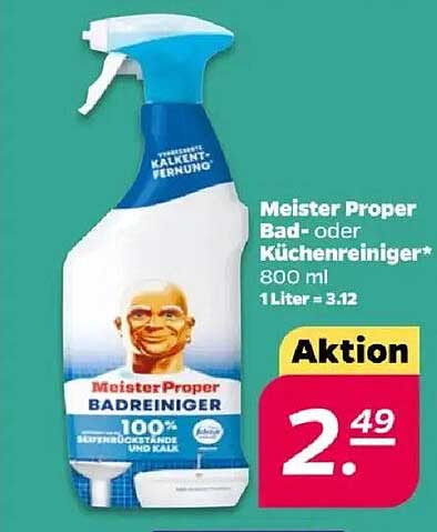 Meister Proper Bad- oder Küchenreiniger 800 ml