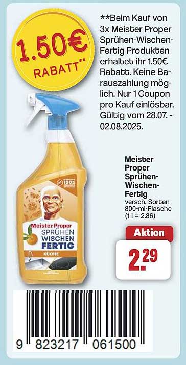 Meister Proper Sprühen-Wischen-Fertig