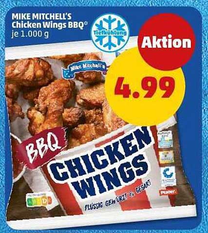 MIKE MITCHELL’S Chicken Wings BBQ* je 1.000 g