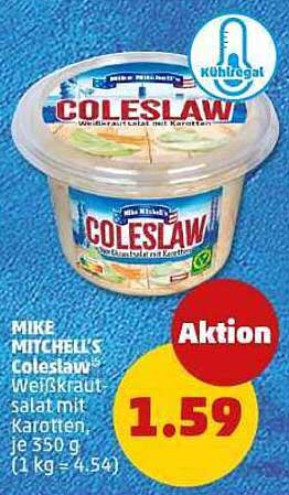 MIKE MITCHEL'S COLESLAW Weißkrautsalat mit Karotten 350 g