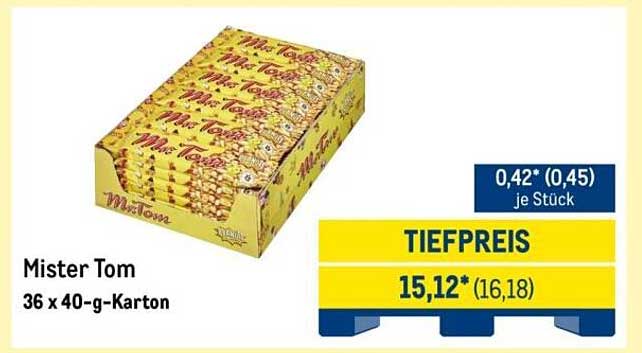 Mister Tom 36 x 40-g-Karton