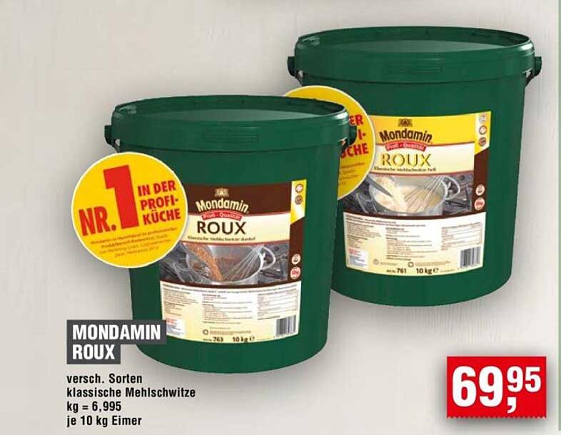 Mondamin Roux 10 kg Eimer - verschiedene Sorten