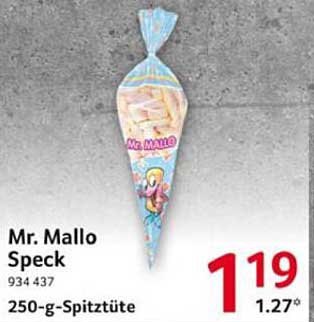 Mr. Mallo Speck 250-g-Spitztüte