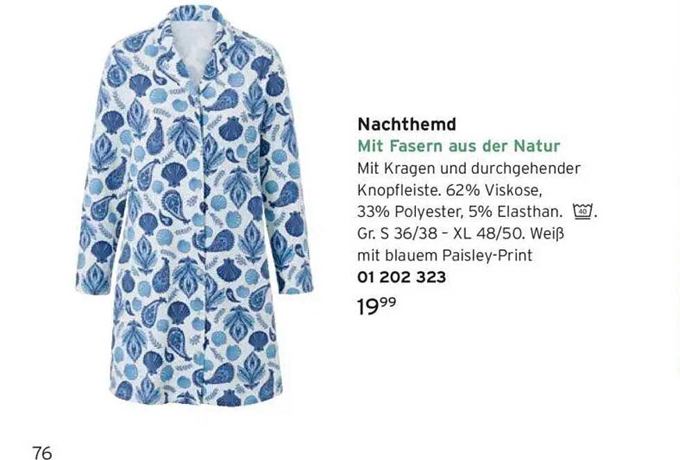 Nachtwäsche mit Faser aus der Natur – Tchibo Angebot
