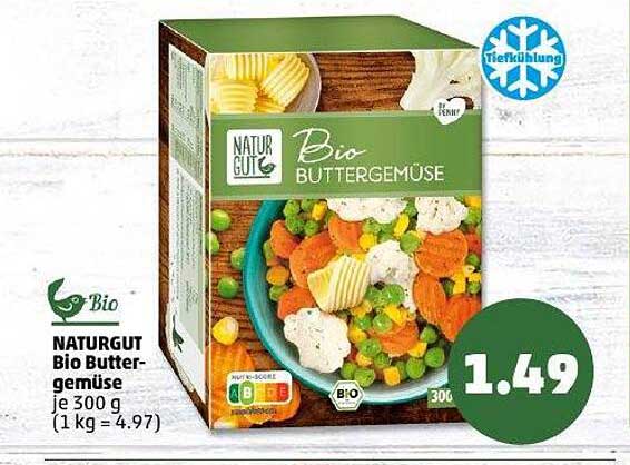 NATURGUT Bio Buttergemüse 300 g