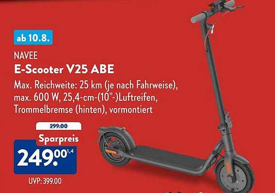 NAVEe E-Scooter V25 ABE