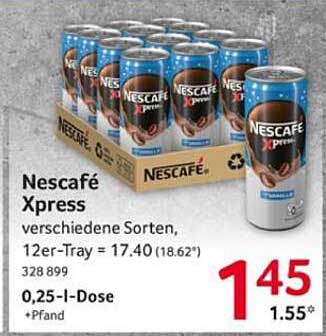 Nescafé Xpress 12er-Tray - Genießen Sie den Geschmack!