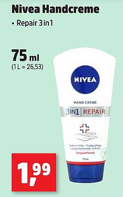 Nivea Handcreme - Repair 3in1