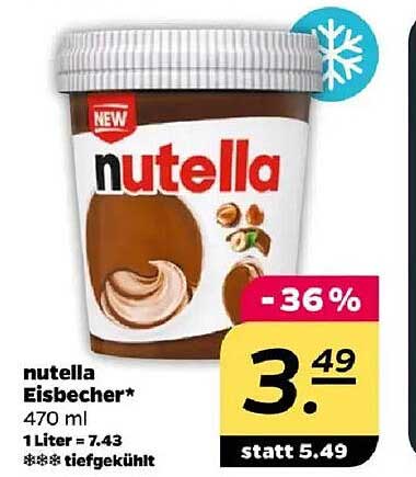 Nutella Eisbecher 470 ml