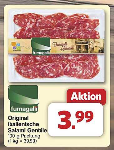 Original italienische Salami Gentile