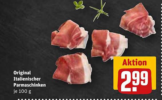 Original Italienischer Parmaschinken je 100 g
