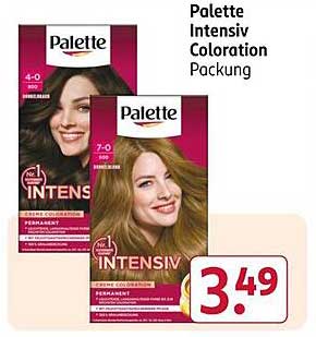 Palette Intensiv Coloration Packung