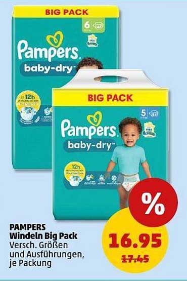 PAMPERS Windeln Big Pack