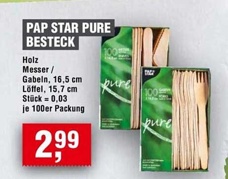 PAP STAR PURE BESTECK