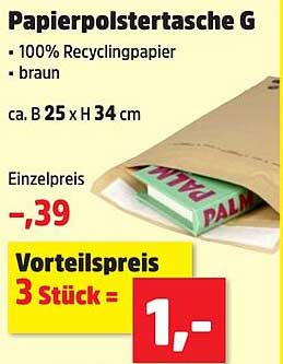 Papierpolstertasche G
