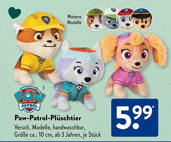 Paw-Patrol-Plüschtier