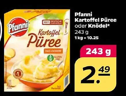 Pfanni Kartoffel Püree oder Knödel* - 243 g