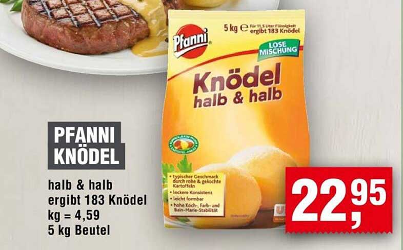 Pfanni Knödel halb & halb 5 kg Beutel