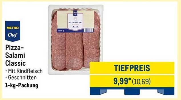 Pizza-Salami Classic - 1-kg-Packung