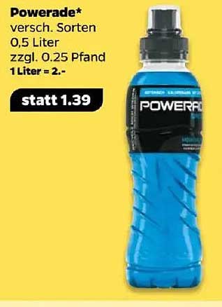 Powerade 0,5 Liter – Verschiedene Sorten