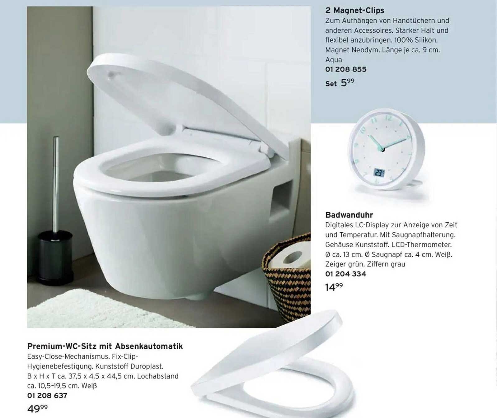 Premium-WC-Sitz mit Absenkautomatik